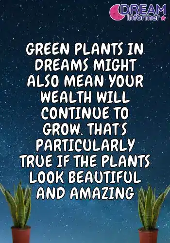 Meaning of plants in dreams